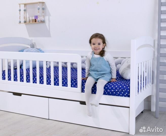 Кровать детская с ящиками
