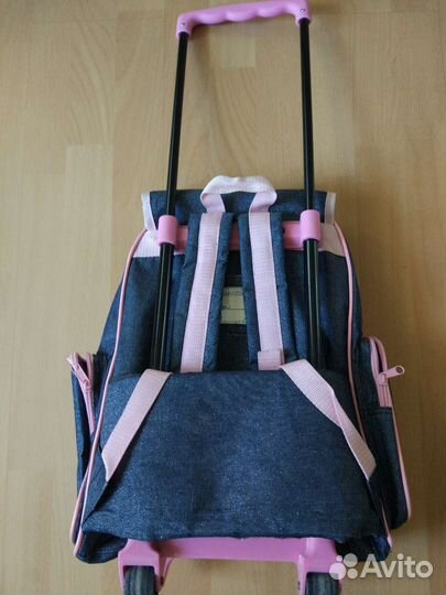 Чемодан рюкзак на колесах детский