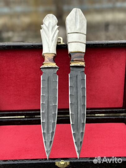 Авторский нож ручной работы/Дамасск