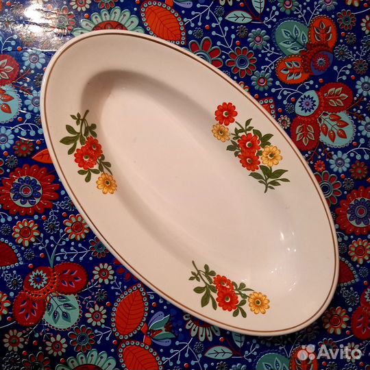 Селедочница большая от сервиза зик новая. СССР