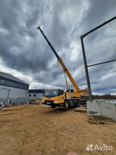 Аренда и услуги автокрана, 42 м, с гуськом 9 м