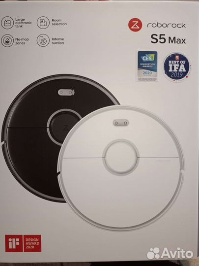 Робот пылесос roborock S5 Max