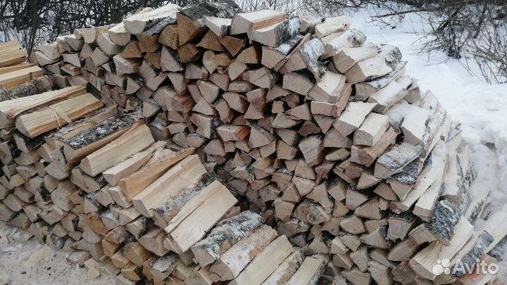 Дрова березовые колотые