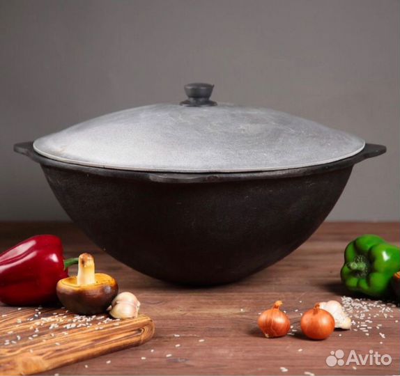 Казан чугунный азиатский