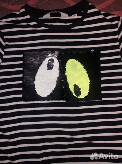 Футболка для мальчика с пайетками