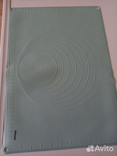 Силиконовый коврик с разметками для теста