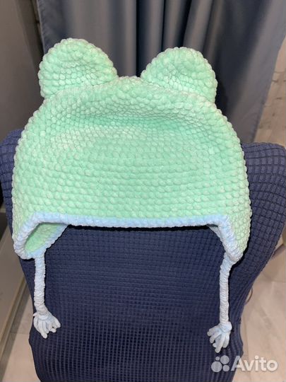 Плюшевая шапка