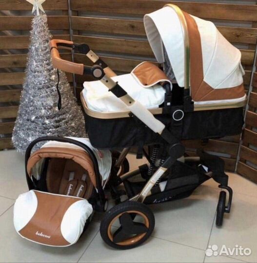 Коляска 3 в 1 трансформер Belecco x6