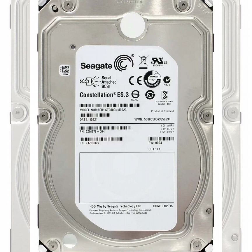 [ST3000NM0023] Жесткий Диск Seagate 3tb Sas 3.5 St3000nm0023