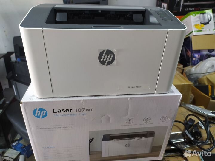 Принтер лазерный hp laser 107wr
