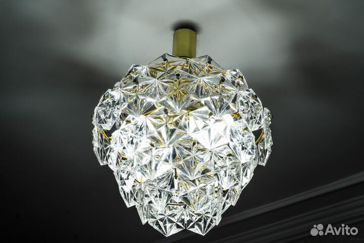 Винтажная люстра Искра 50 хрусталей