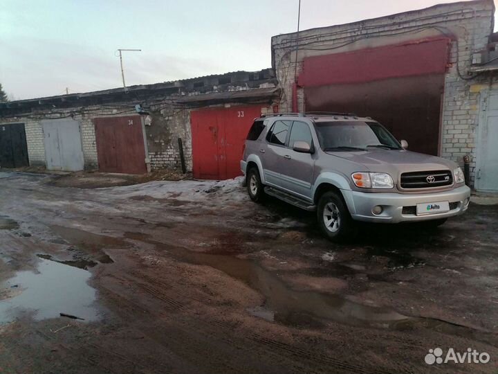 Toyota Sequoia 4.7 AT, 2002, 400 000 км