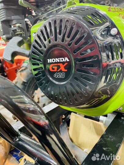 Мотоблок honda GX-420 / 18 Л.С.+плуг