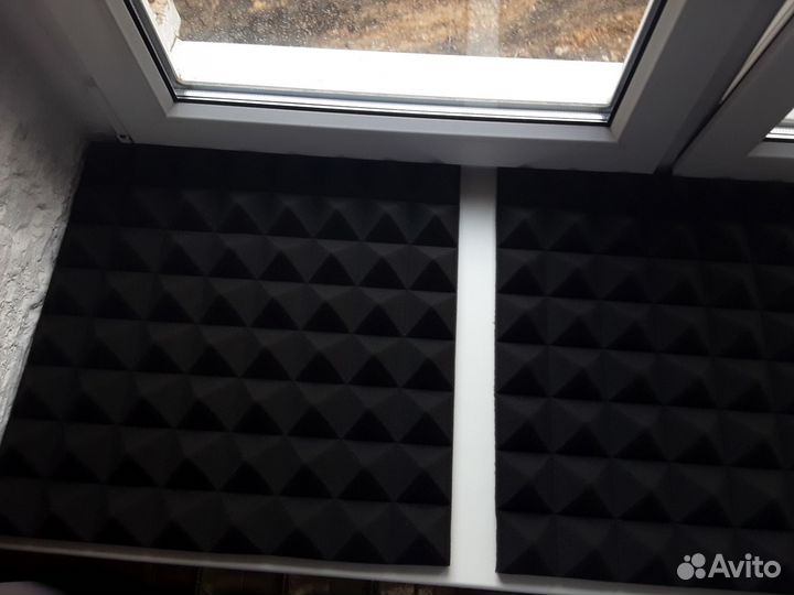 Акустический поролон пирамида 50 на 50 см 2 шт