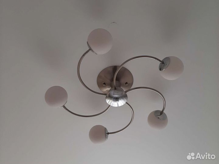 Люстра потолочная бу