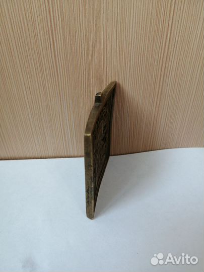 Икона плашка николай чудотворец 19 век