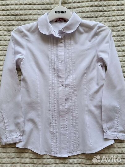 Рубашка школьная(3 шт. 128см)