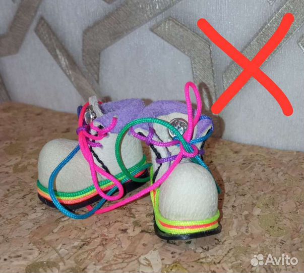 Кожаная обувь для куклы Блайз