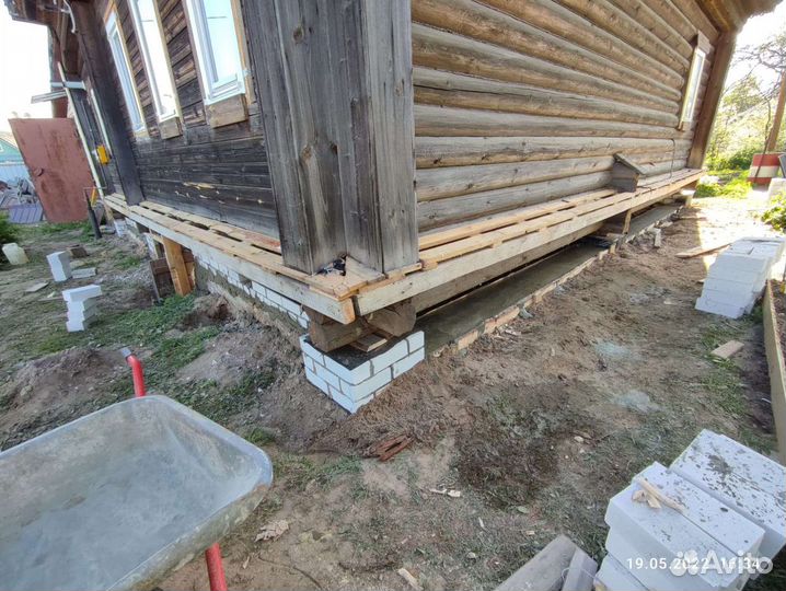Подъем домов,кровельные работы,кладка газосиликат