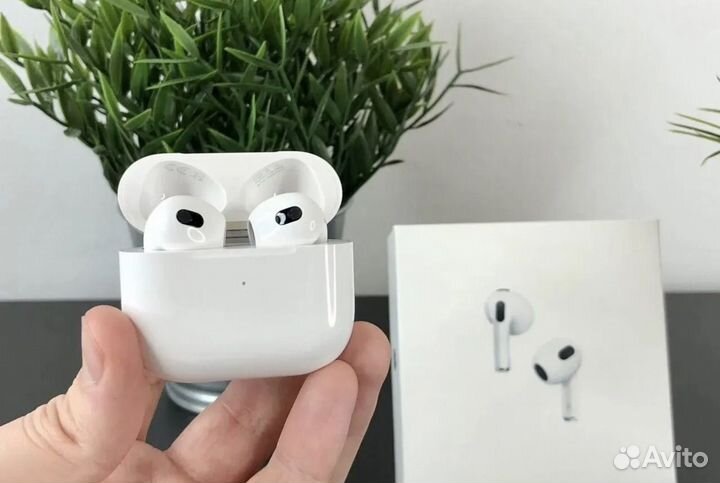 Airpods 3 (новые, ростест, бонус чехол)