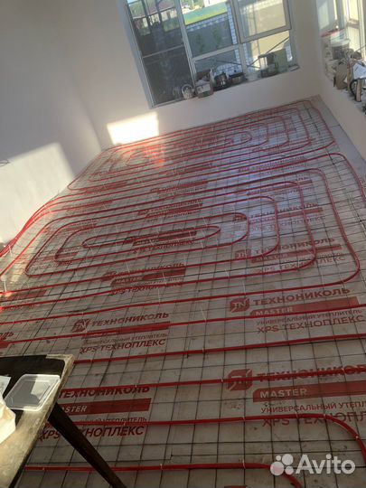 Монтаж водяного теплого пола