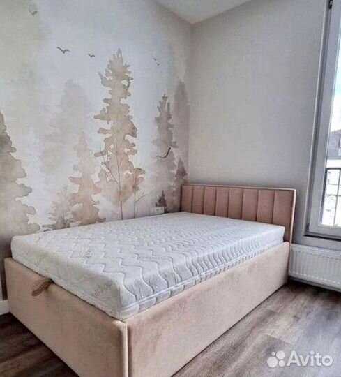 Кровать мягкая односпальная на заказ