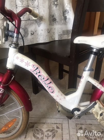 Детский велосипед для девочки 16 bello