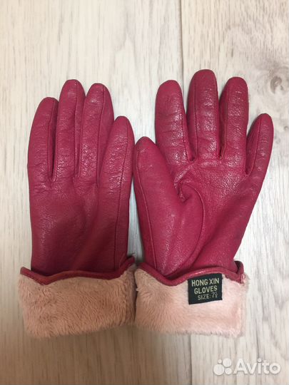 Перчатки (натуралная кожа)детские