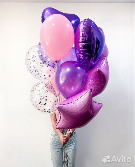 Гелиевые шарики / воздушные шары оформление праздн