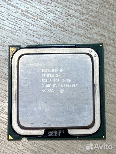 Процессор intel pentium 4