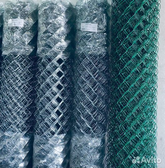 Сетка рабица оцинкованная яч.30 х 30 мм