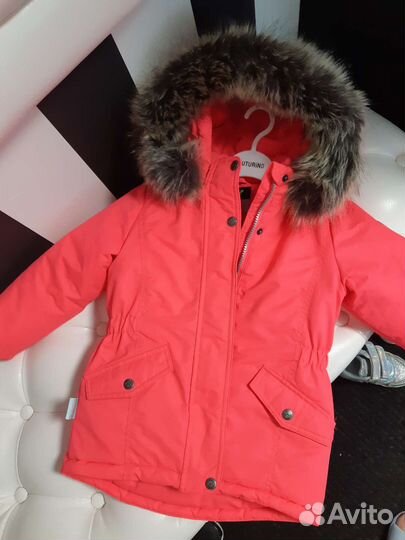 Парка/куртка для девочки теплая