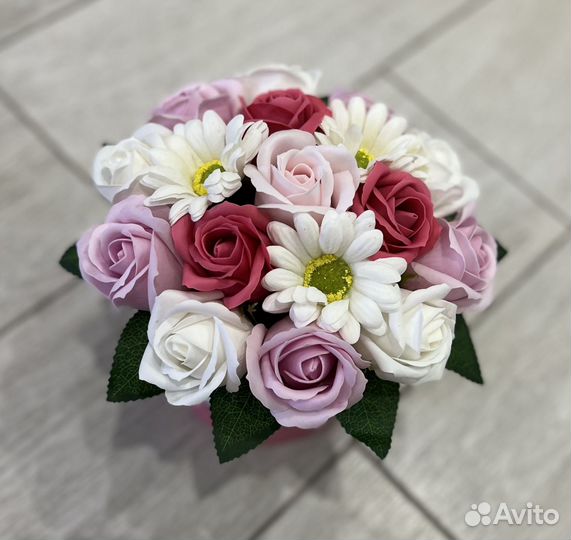 Букет из вспененного мыла