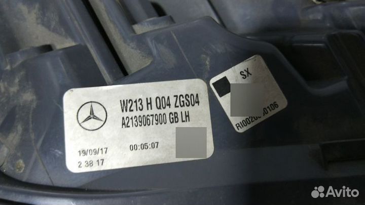 Фонарь задний левый Mercedes-Benz E213 / W213