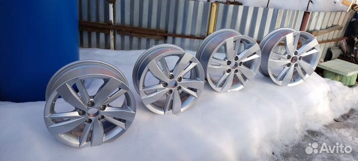 Литые диски r15 новые для vw и skoda