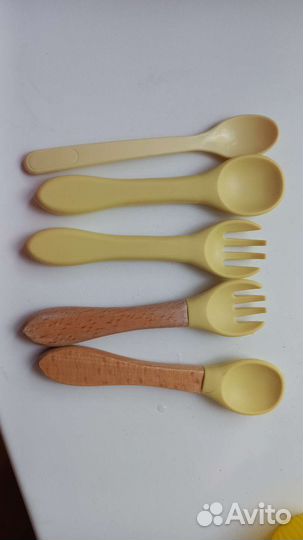 Силиконовая детская посуда