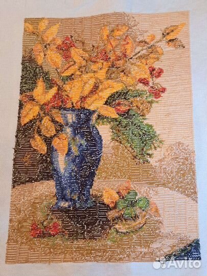 Картина Осенний букет вышитая крестом