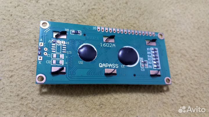 ЖК -дисплейный модуль - 1602А и плата по I2C