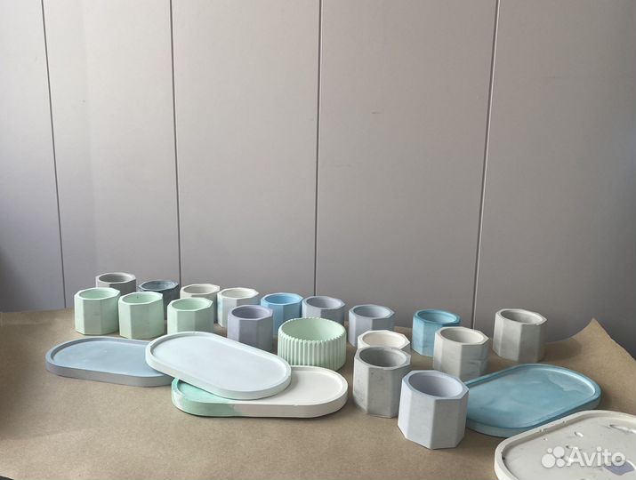 Гипсовые изделия, свечи ручной работы