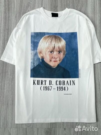 Футболка винтаж нирвана курт кобейн