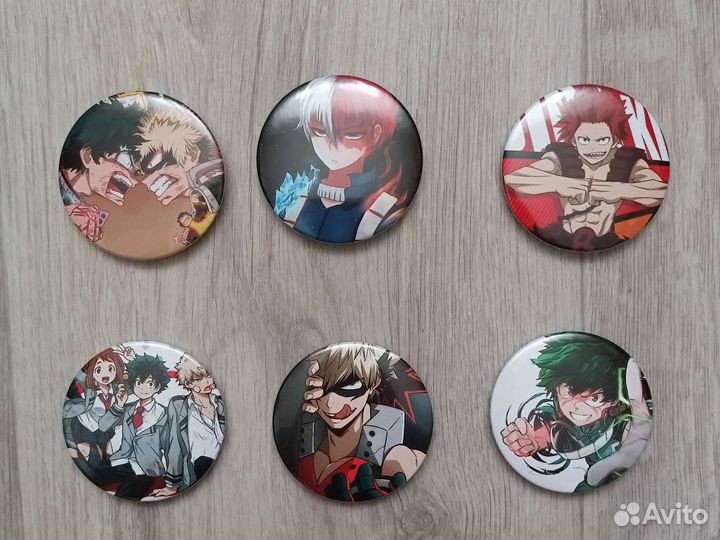 Значки по аниме