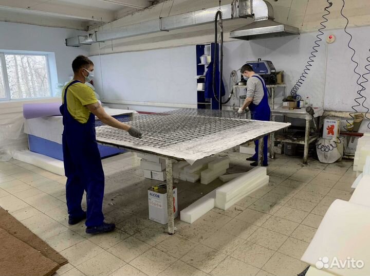 Матрас жесткий беспружинный