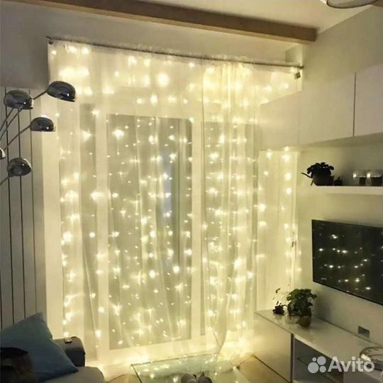 Гирлянда штора