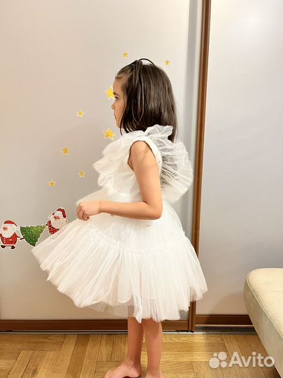 Платье снежинки 110-116
