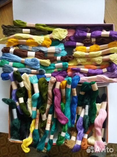 Мулине штапельное и х/б СССР