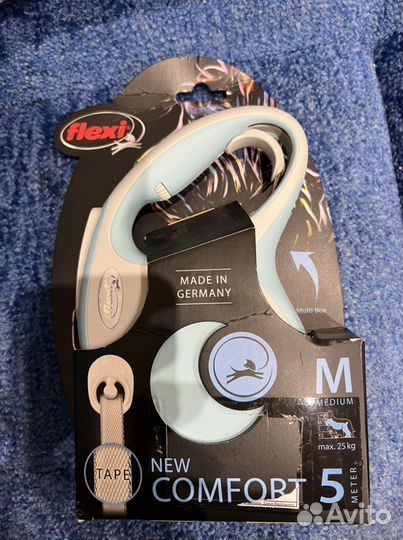 Ленточный поводок-рулетка flexi NEW line comfort