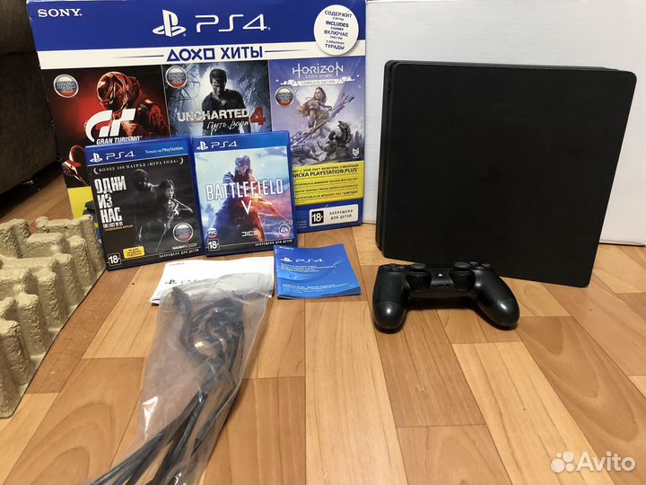 Sony PS4 slim с играми