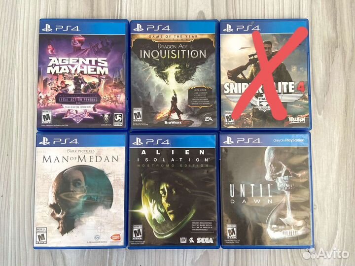 Sony PS4 игры, диски