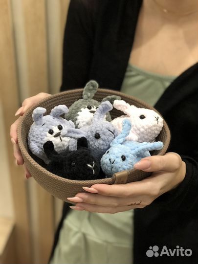 Плюшевые игрушки кролики