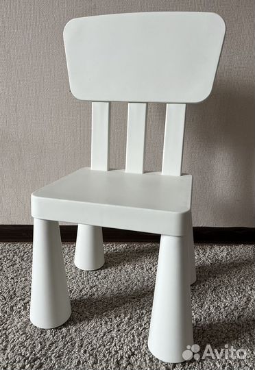 Детский стол и стул IKEA mammut